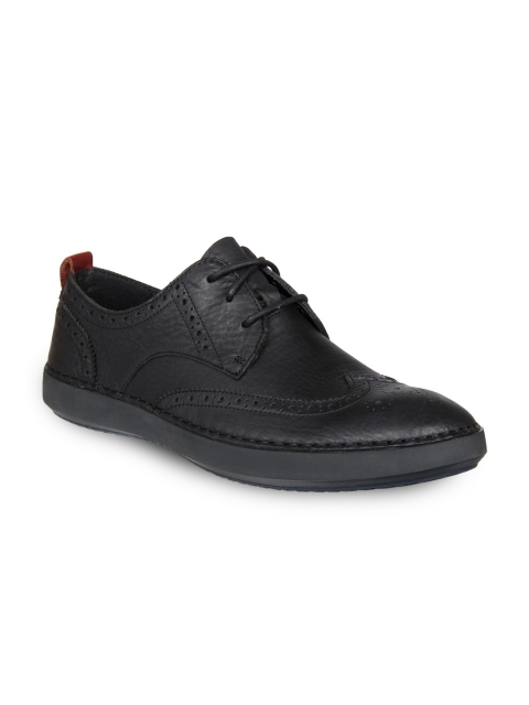 

Clarks Men Black Leather Brogues