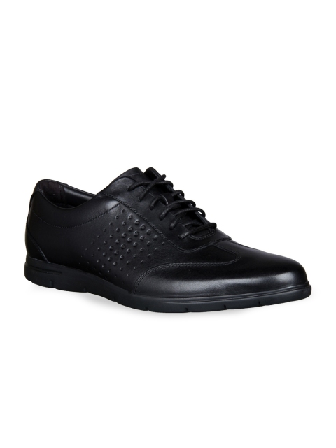 

Clarks Men Black Leather Derbys