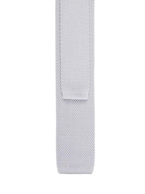 

V Dot Grey Woven Design Skinny Tie