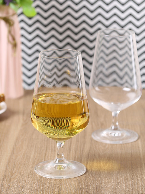 

Bohemia Crystal Set Of 6 Beer Glass 380 Ml, Transparent