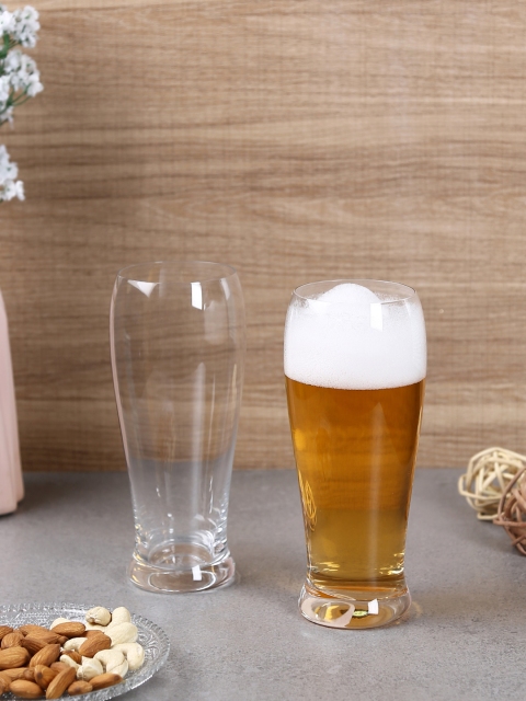 

Bohemia Crystal Set of 2 Beer Glasses 560 ml, Transparent