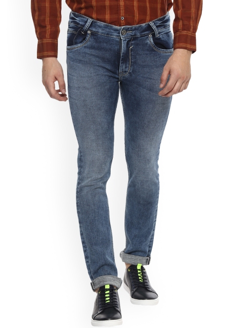 

Mufti Men Blue Slim Fit Mid-Rise Clean Look Stretchable Jeans
