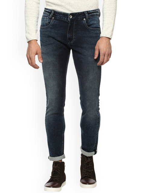 

Mufti Men Blue Skinny Fit Mid-Rise Clean Look Stretchable Jeans