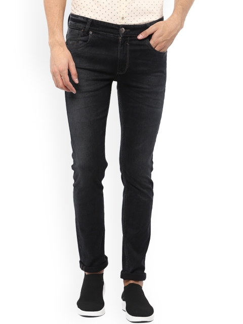

Mufti Men Black Regular Fit Mid-Rise Clean Look Stretchable Jeans