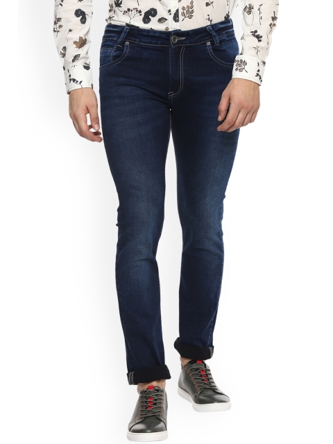

Mufti Men Blue Slim Fit Mid-Rise Clean Look Stretchable Jeans
