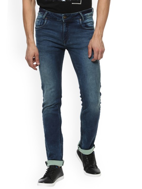 

Mufti Men Blue Slim Fit Mid-Rise Clean Look Stretchable Jeans