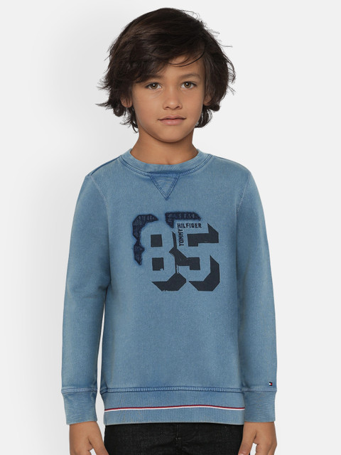 

Tommy Hilfiger Boys Blue Printed Sweatshirt