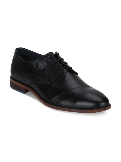 

Park Avenue Men Black Leather Formal Derbys