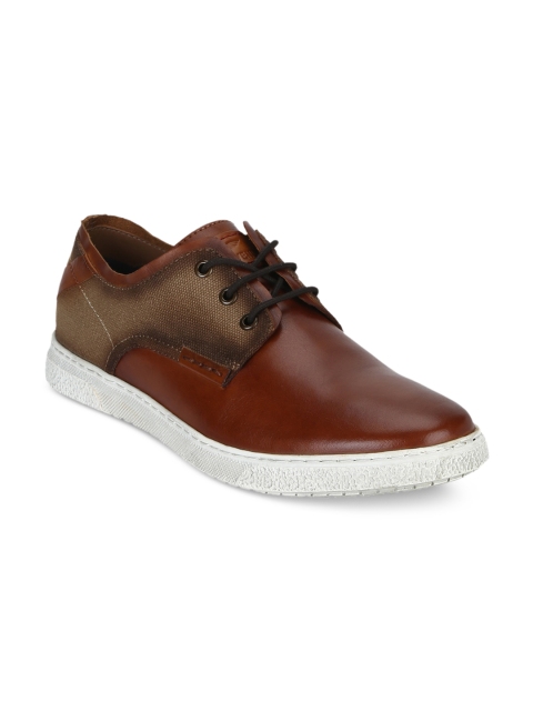 

Park Avenue Men Brown Leather Sneakers