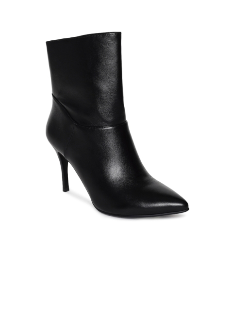 

Allen Solly Women Black Solid Heeled Boots