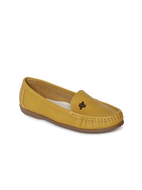 

Allen Solly Women Mustard Yellow Loafers
