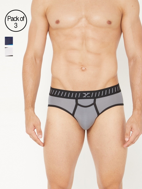 

XYXX Men Pack of 3 Micro Modal Briefs XYBRF3PCKN244, Blue