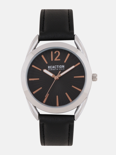 

REACTION KENNETH COLE Women Black Patterened Analogue Watch RK50108017