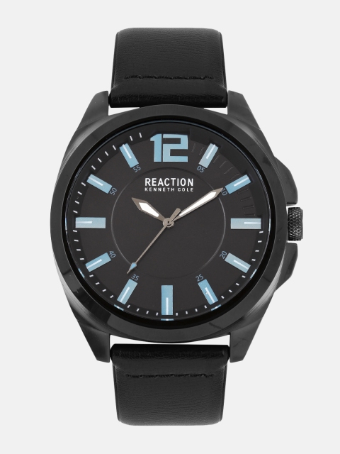 

REACTION KENNETH COLE Men Black Analogue Watch