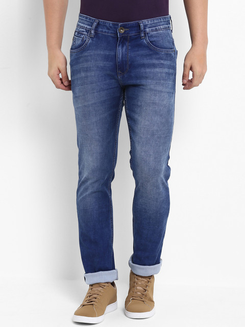 

Parx Men Blue Slim Fit Mid-Rise Clean Look Jeans