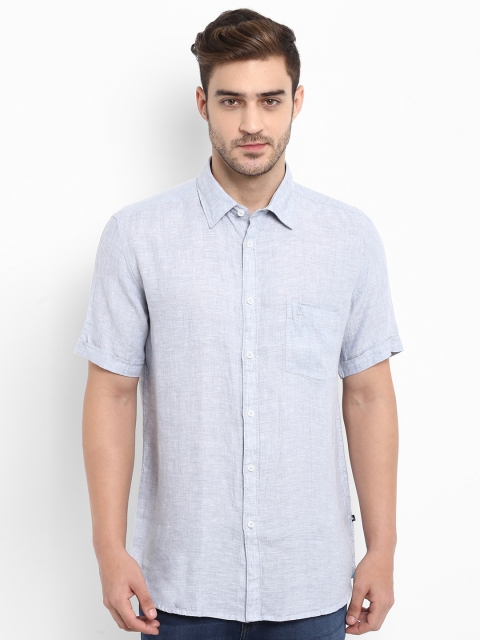 

Parx Men Grey Slim Fit Solid Casual Shirt