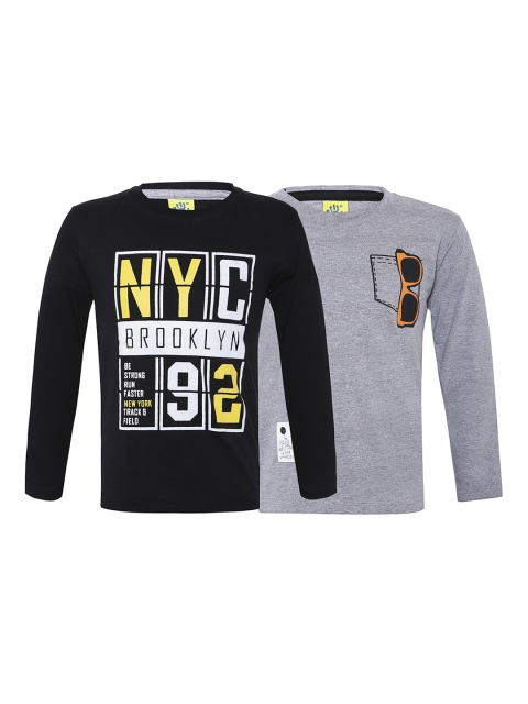 

Punkster Pack Of Two Boys T-shirt, Grey