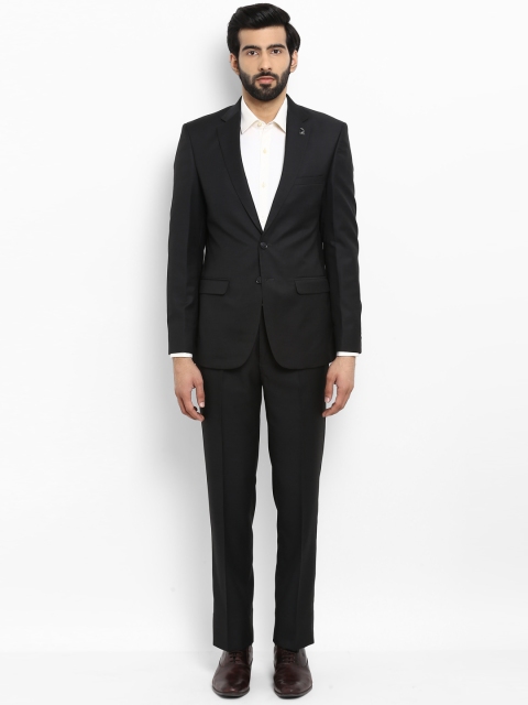 

Raymond Men Charcoal Grey Solid Formal Suit