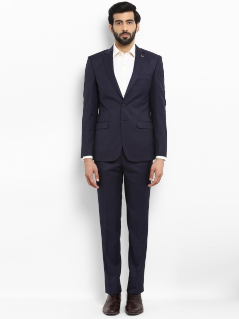 

Raymond Men Blue Solid Suit Set