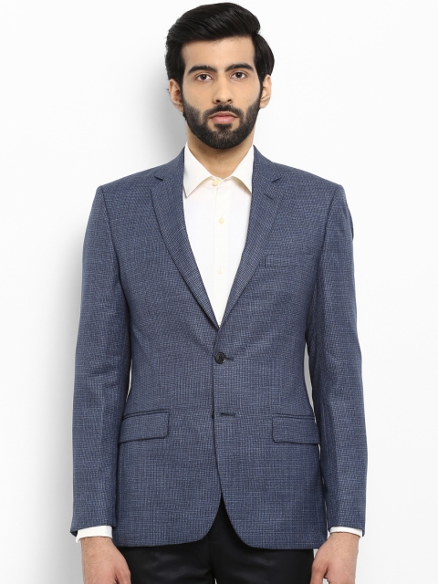 

Raymond Men Blue Pure Cotton Blazer