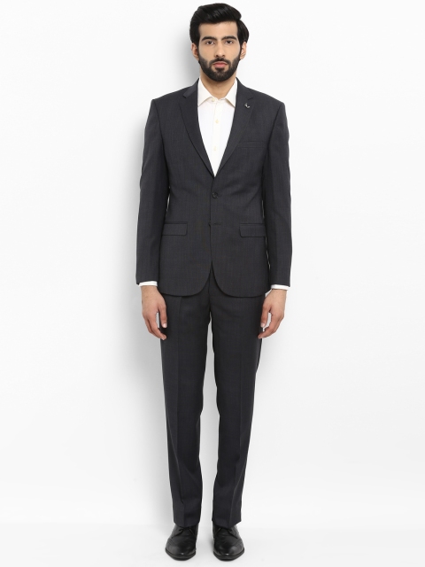 

Raymond Men Grey Solid Suit Set