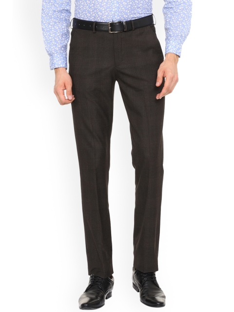 

Allen Solly Men Black Regular Fit Solid Formal Trousers