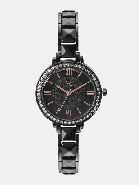 

DressBerry Women Black Analogue Watch DB18-4A