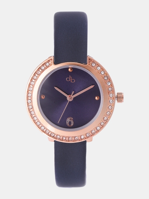 

DressBerry Women Navy Blue Analogue Watch DW-18-DB5A