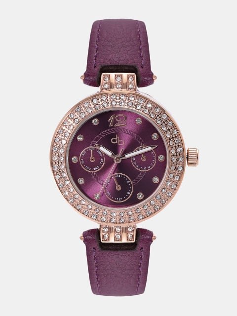 

DressBerry Women Purple Analogue Watch DW-18-DB4D