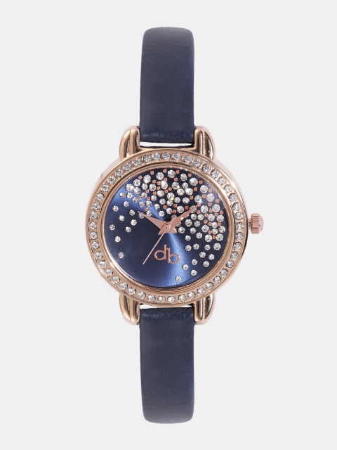 

DressBerry Women Navy Analogue Watch DB1-K, Navy blue