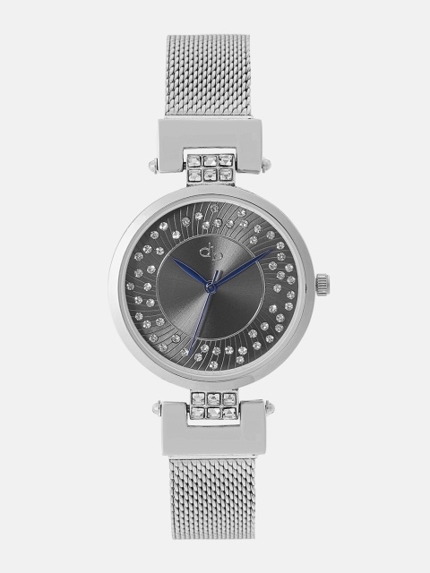 

DressBerry Women Gunmetal-Toned Analogue Watch DW-18-DB1C, Metallic