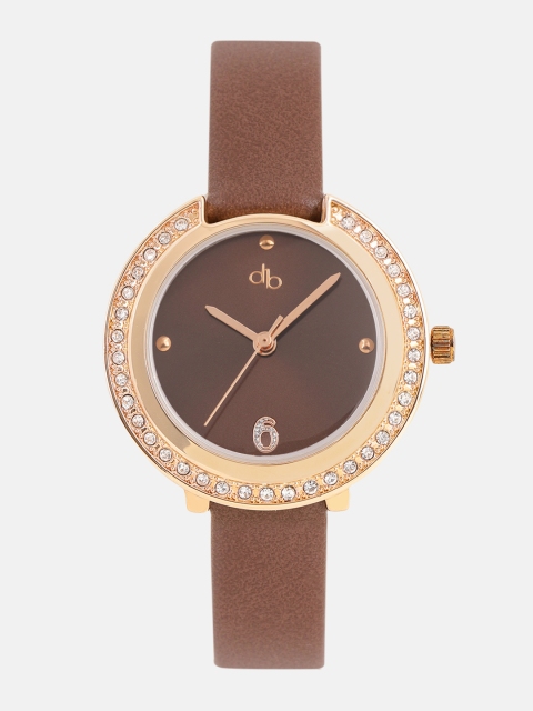 

DressBerry Women Brown Analogue Watch DW-18-DB5C