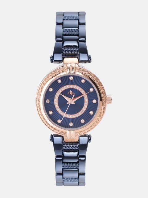 

DressBerry Women Navy Blue Analogue Watch DW-18-DB7C