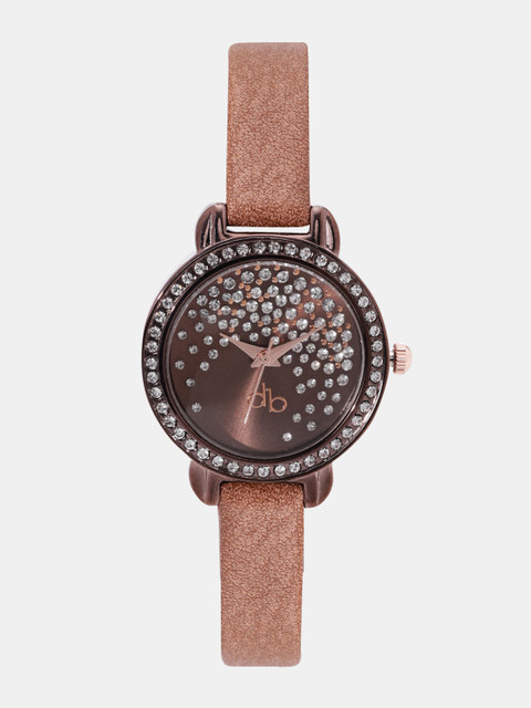 

DressBerry Women Brown Analogue Watch DB1-L
