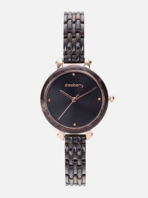 

DressBerry Women Black Analogue Watch U004-A