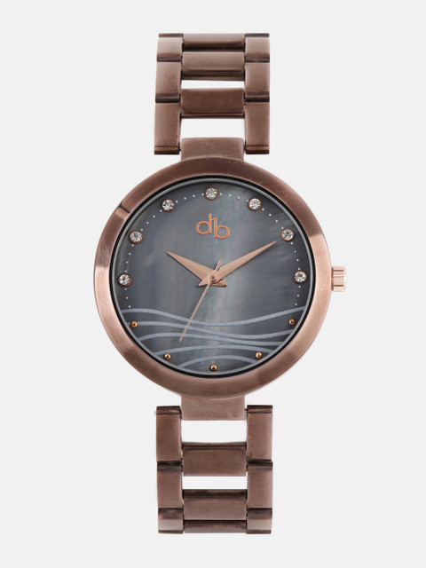 

DressBerry Women Grey Embellished Analogue Watch DB11-F