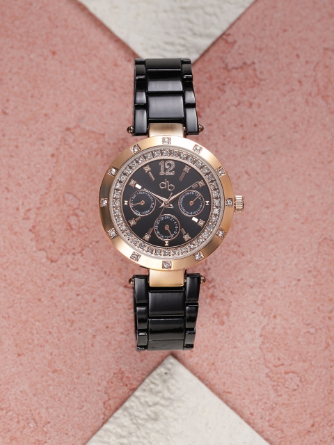 

DressBerry Women Black Analogue Watch DW-18-DB8B
