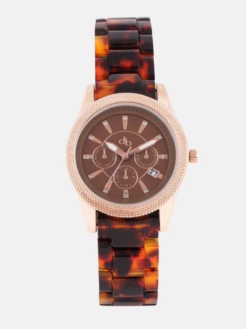 

DressBerry Women Brown Analogue Watch U002-A