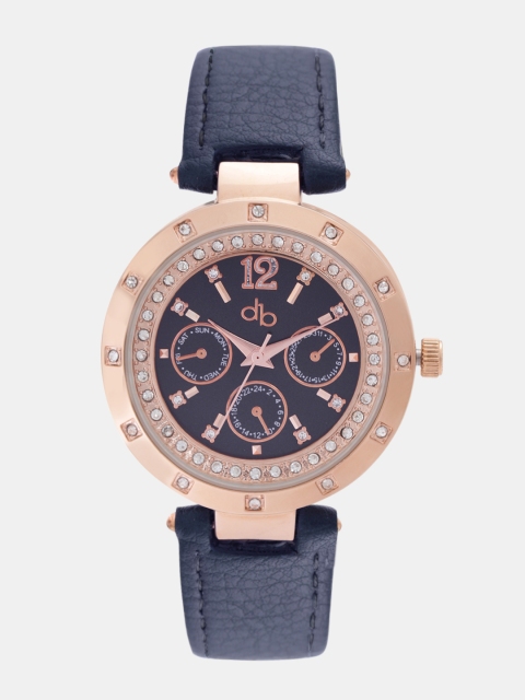 

DressBerry Women Navy Blue Analogue Watch DW-18-DB8D