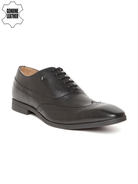 

Louis Philippe Men Black Genuine Leather Formal Brogues