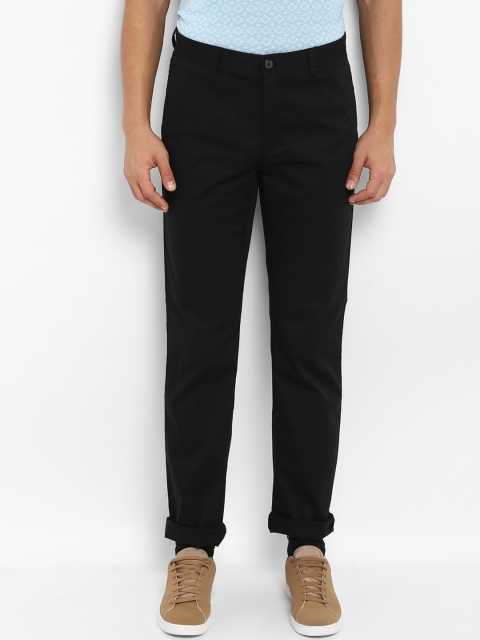 

ColorPlus Men Black Slim Fit Solid Regular Trousers