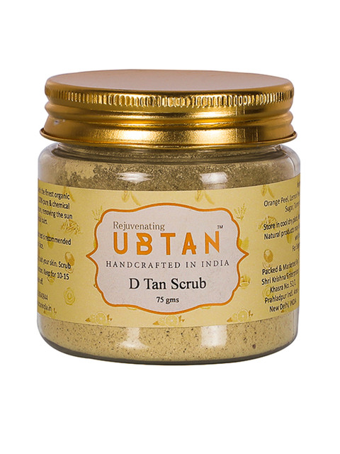 

Rejuvenating UBTAN Unisex D Tan Scrub 75g, Yellow