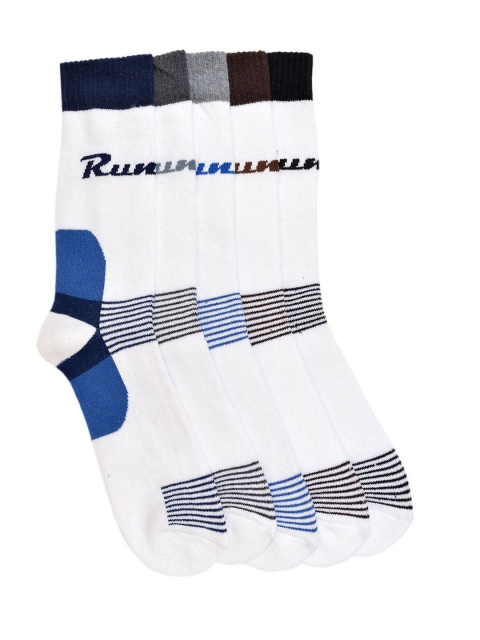 

MARC Men Pack of 5 Above Ankle-Length Socks, White