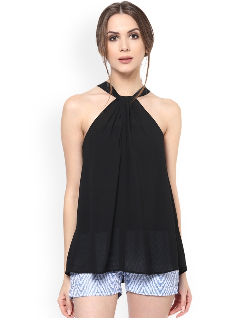 

ROVING MODE Women Black Solid Top