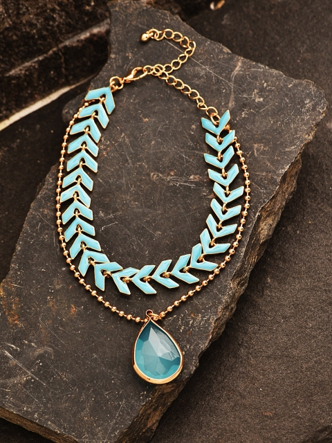 

Pipa Bella Teal Metal Multistrand Bracelet