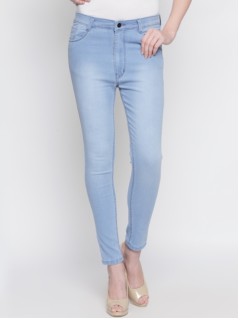 

fungus Women Blue Slim Fit High-Rise Clean Look Stretchable Jeans