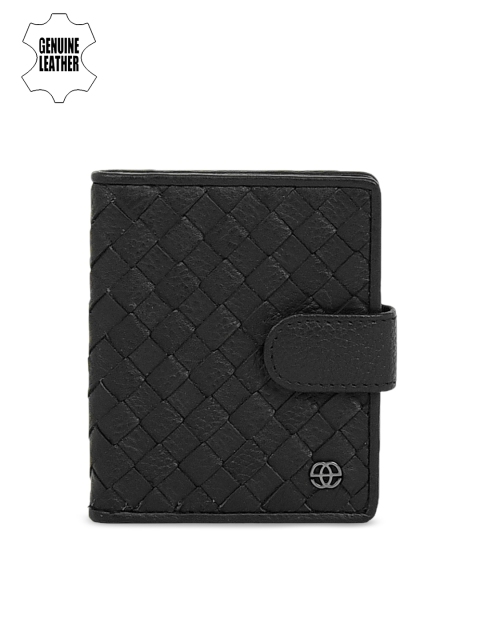 

Eske Men Black Textured Leather Card Holder
