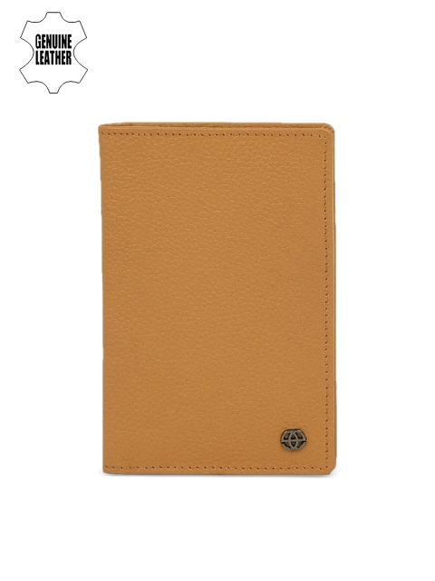 

Eske Men Beige Solid Leather Card Holder