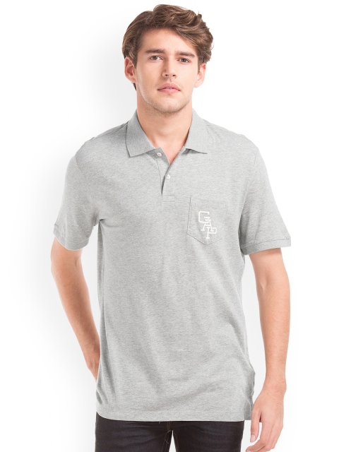 

GAP Men Pocket Logo T-shirt, Grey