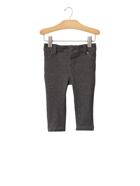 

GAP Baby Boys' Charcoal Grey Five-Pocket Knit Pants